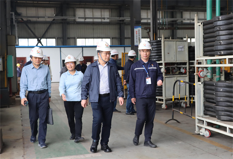 集团公司党委副书记、董事、工会主席张俊雄到柳州格瑞米公司调研